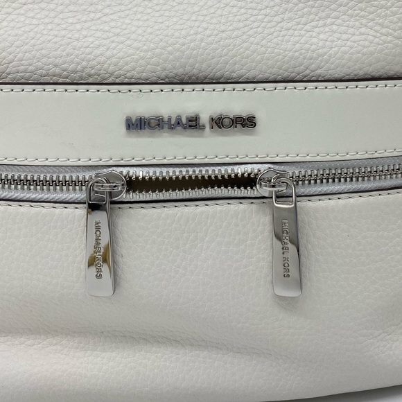 MICHAEL KORS KENLY LARGE BACKPACK OPTIC WHITE - Picture 14 of 16